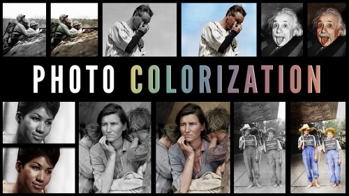 [Tutorials] Colorize History: Turn Black & White Photos to Color With Tyler Brown