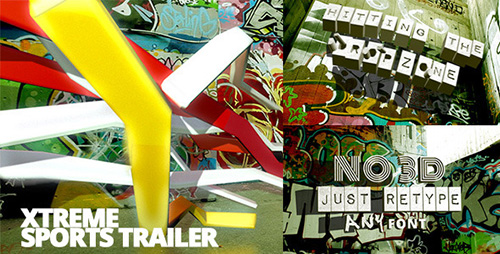 Xtreme Sports Graffiti Trailer - Project for After Effects (Videohive)