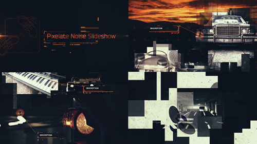 Pixelate Noise Slideshow - Project for After Effects (Videohive)