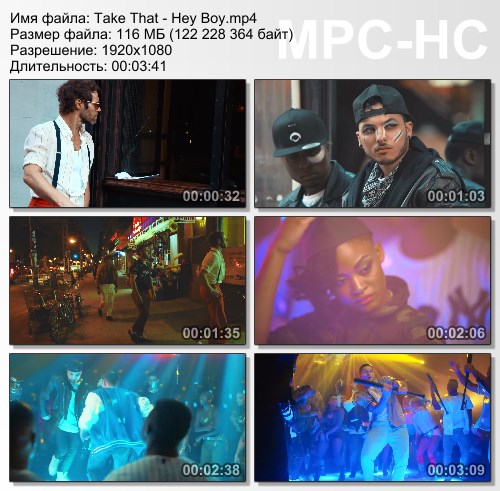 Take That - Hey Boy (2015) HD 1080