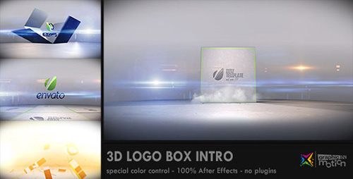 3D Logo Box Intro - Project for After Effects (Videohive)