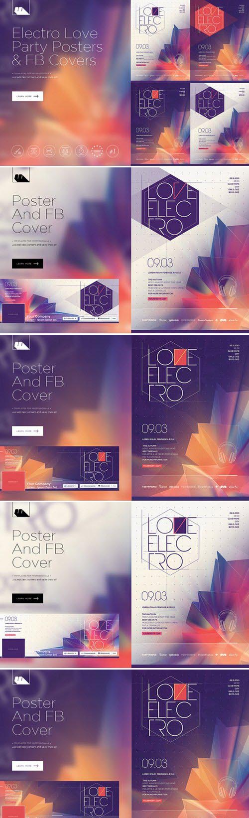 CM - Electro Love 04 Posters