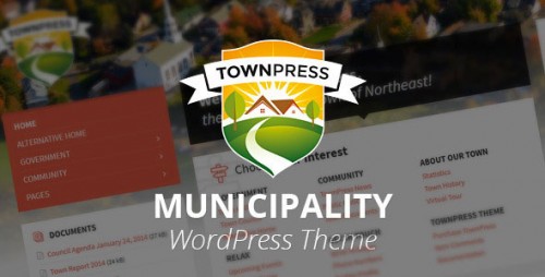 Nulled TownPress v1.1.9 - Municipality WordPress Theme picture