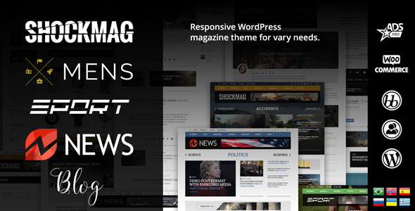 Nulled ThemeForest - Shockmag - Magazine Blog theme for vary needs