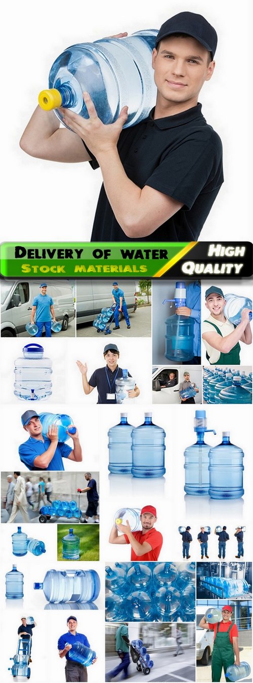 Courier delivery drinking water - 25 HQ Jpg