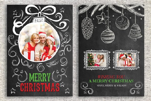 CM - Christmas Card Template 459239