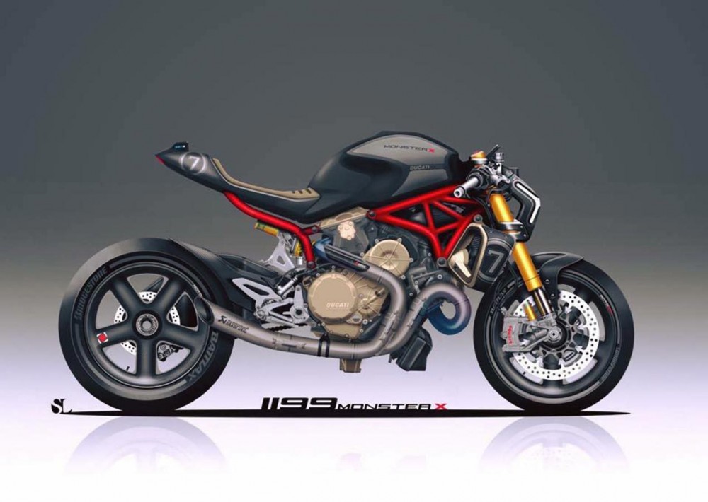 Концепт Ducati 1199 Monster X