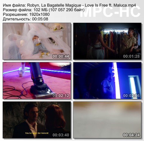 Robyn, La Bagatelle Magique - Love Is Free ft. Maluca (2015) HD 1080