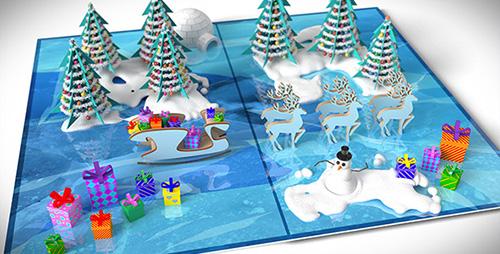 Christmas Pop-Up Card - Project for After Effects (Videohive)
