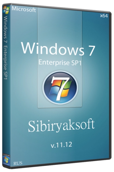Windows 7 Enterprise SP1 by sibiryaksoft v 11.12 (x64/2015/RUS)