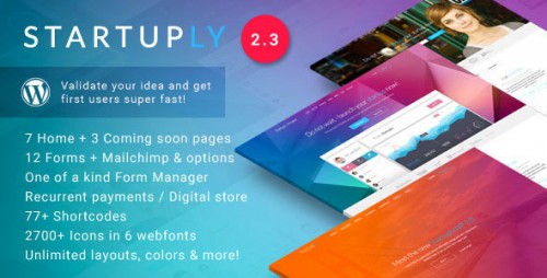 Download Nulled Startuply v2.0 - Multi-Purpose Startup Theme  