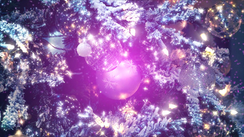 Beautiful Christmas background footage