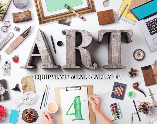 Art Equipments Scene Generator v4 (PSD)
