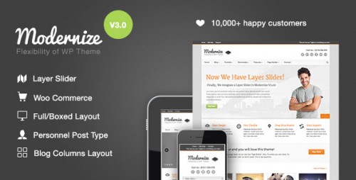 NULLED Modernize v3.2.0 - Flexibility of WordPress product picture