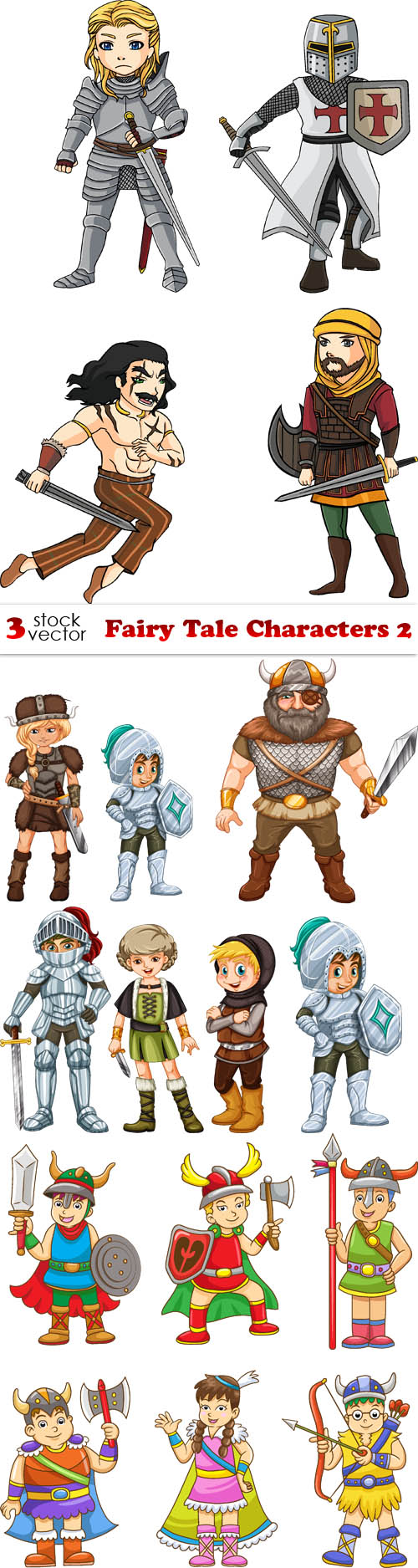 Vectors - Fairy Tale Characters 2