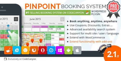 Nulled Pinpoint Booking System PRO v2.1.2 - WordPress Plugin product photo