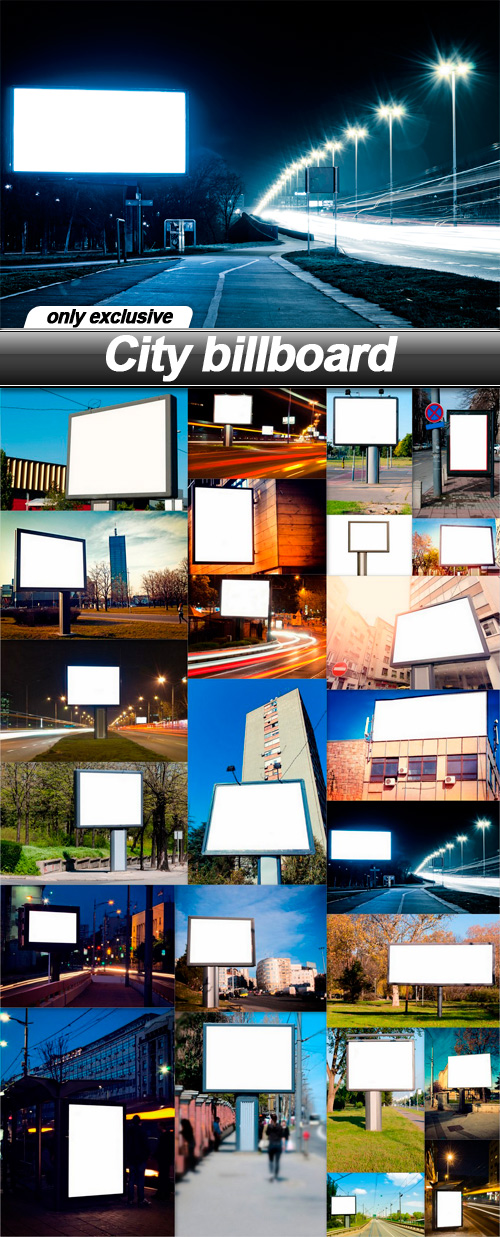 City billboard - 24 UHQ JPEG