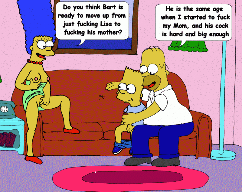 The big collection of Simpson's incest COMIC