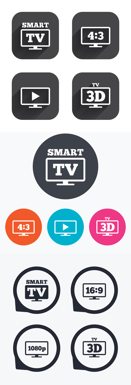 Smart TV mode icon - Vectors