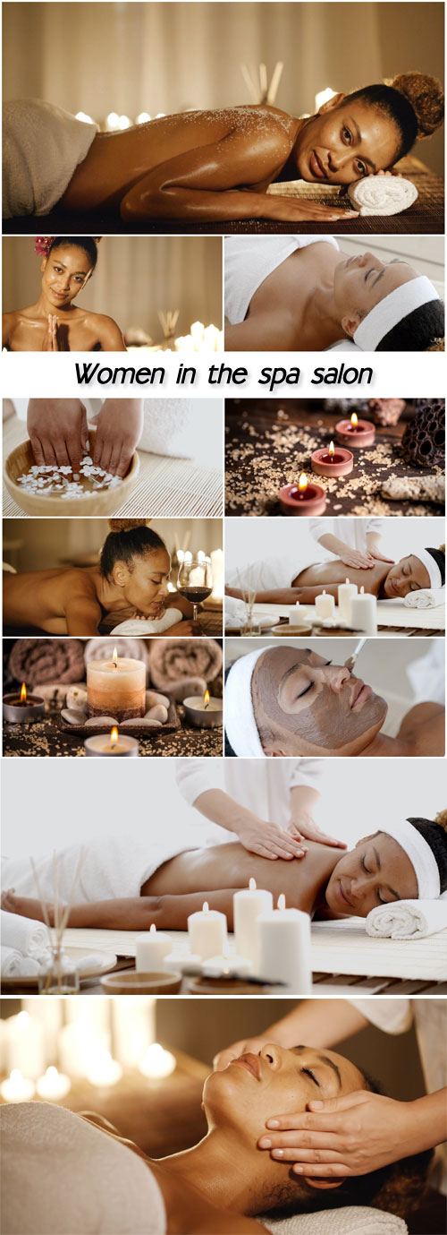Women in the spa salon, beauty and body care