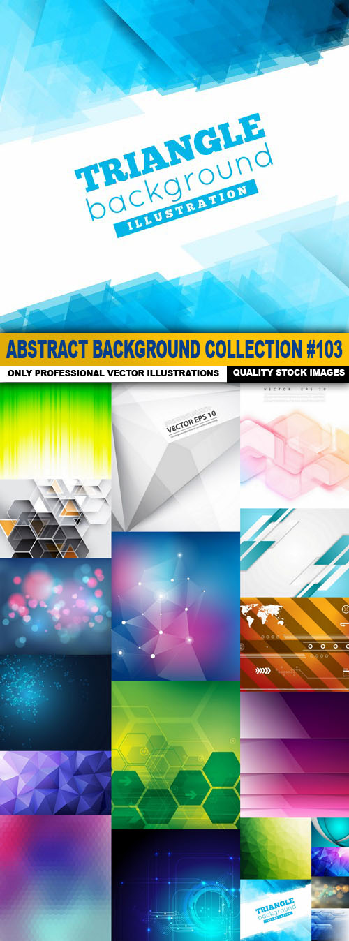 Abstract Background Collection #103 - 20 Vector