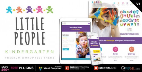 Download Nulled Little People v1.1.1 - Kindergarten WordPress Theme image