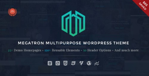 NULLED Megatron v1.3 - Responsive MultiPurpose WordPress Theme image
