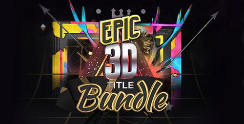 Epic 3D Title Bundle - Project for After Effects (Videohive)