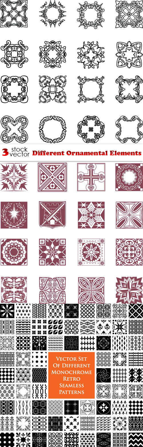 Vectors - Different Ornamental Elements