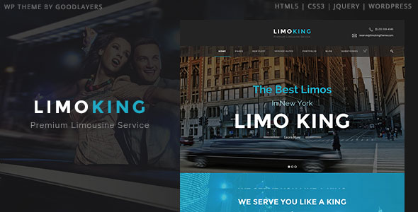 Nulled ThemeForest - Limo King - Limousine  Transport Car Hire WordPress Theme