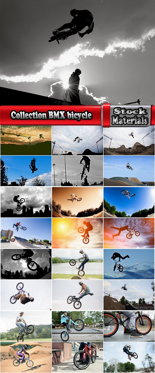 Collection BMX bicycle jump ramp trampoline extreme sport bike park 25 HQ Jpeg