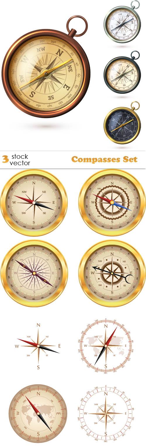 Vectors - Compasses Set