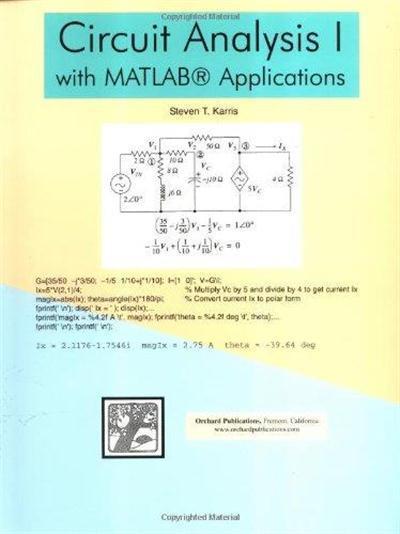 Circuit Analysis I with MATLAB Applications