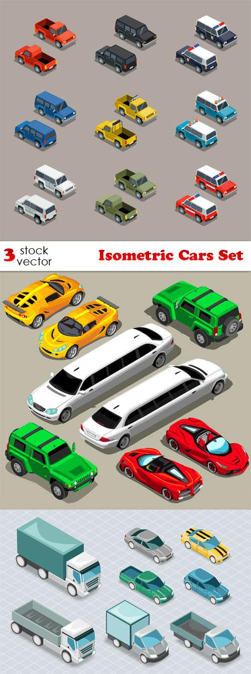 Vectors - Isometric Cars Set