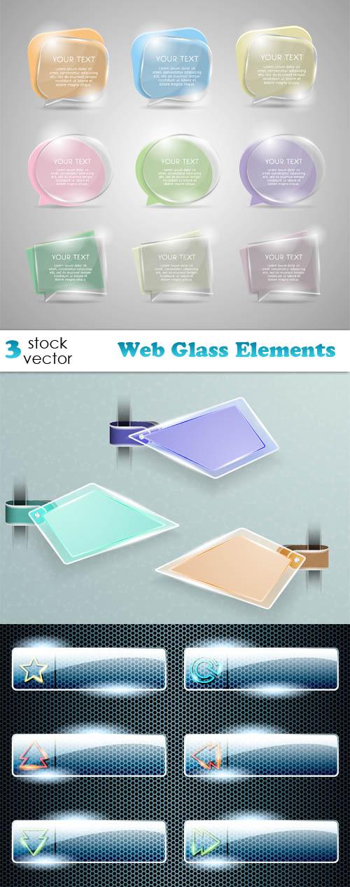 Vectors - Web Glass Elements