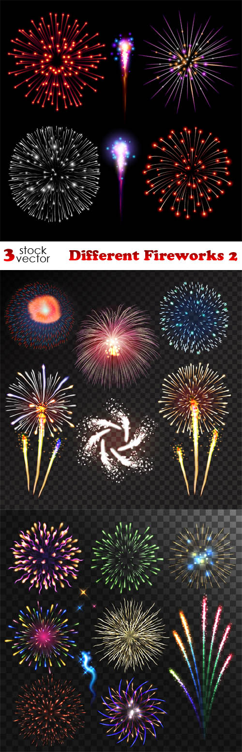 Vectors - Different Fireworks 2