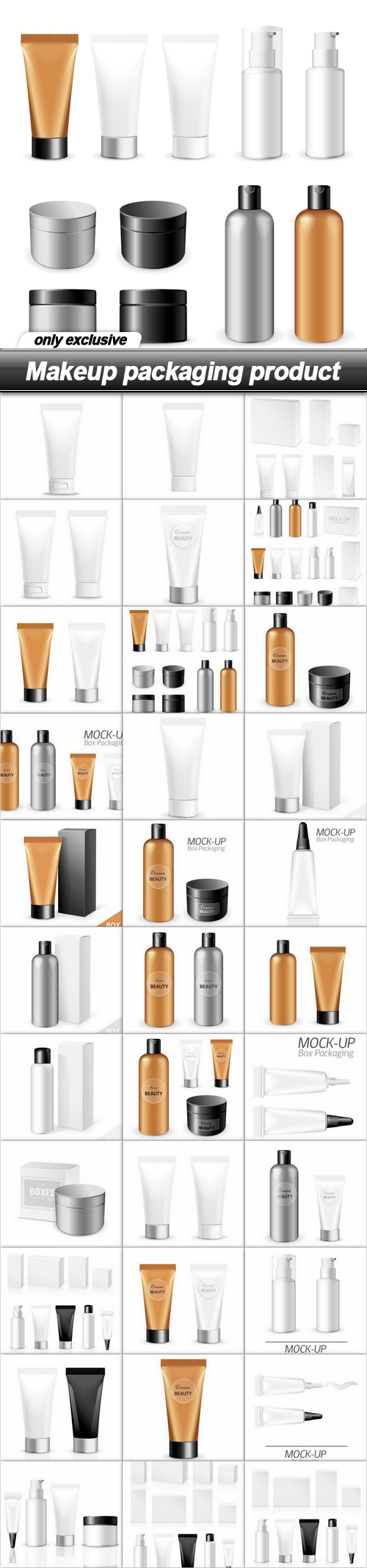 Makeup packaging product - 33 EPS