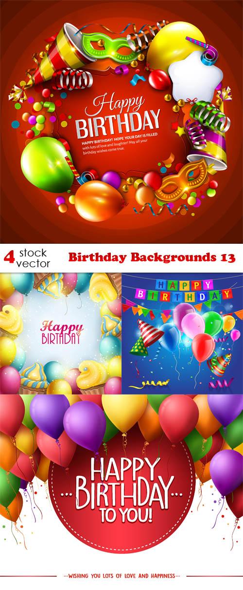 Vectors - Birthday Backgrounds 13