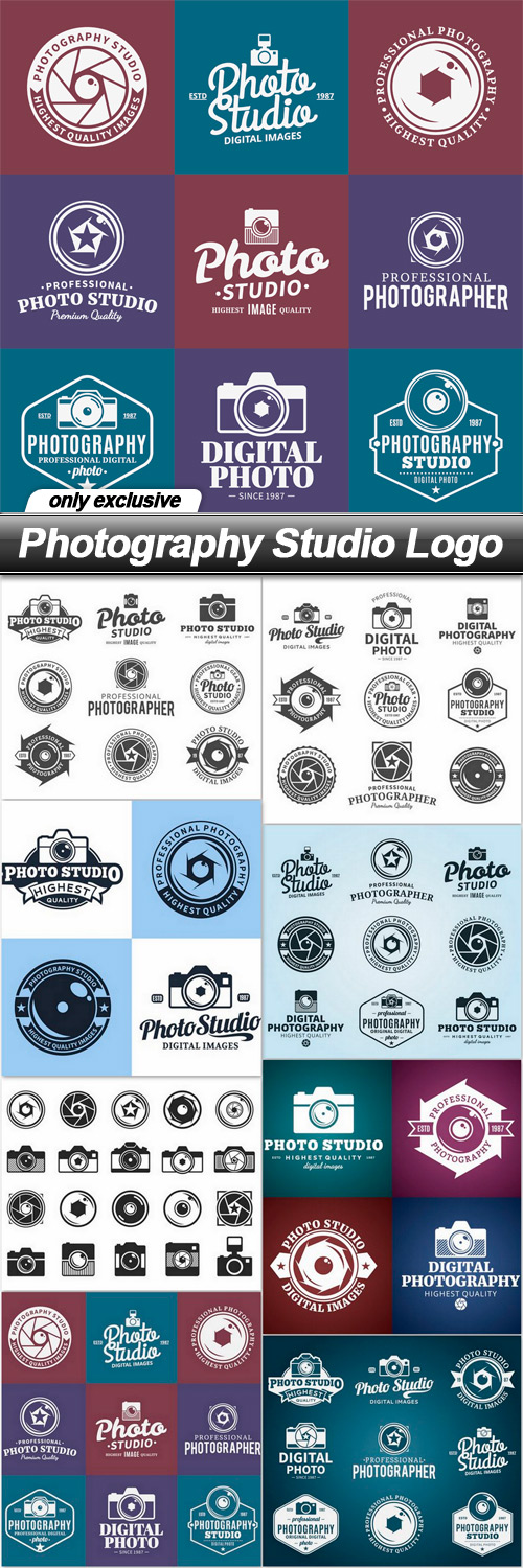 Photography Studio Logo - 8 EPS