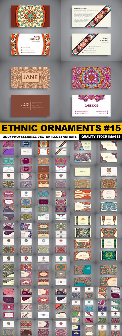 Ethnic Ornaments #15 - 20 Vector