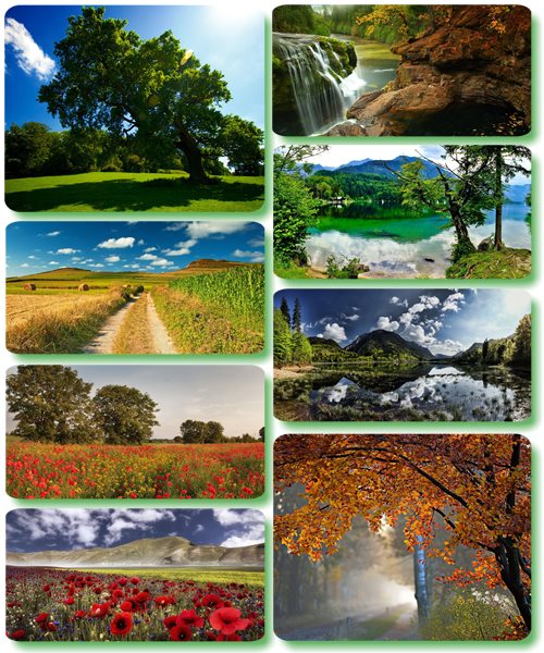 Живописные пейзажи - Обои с фото природы (альбом 179)