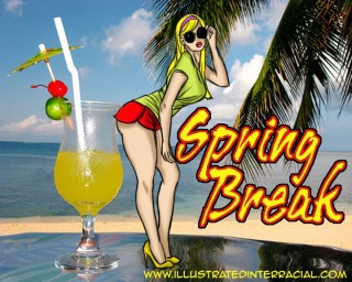 IllustratedInterracial - Spring Break COMIC