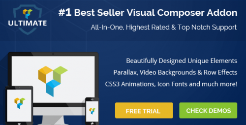Download Nulled Ultimate Addons for Visual Composer v3.16 - WordPress Plugin cover