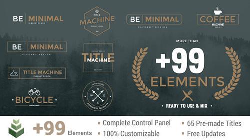 Title Machine - Project for After Effects (Videohive)