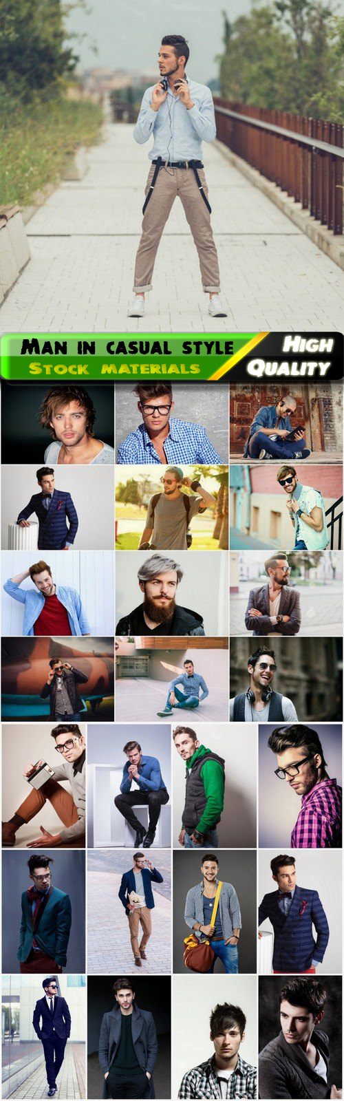 Stylish and fashionable man in casual style - 25 HQ Jpg