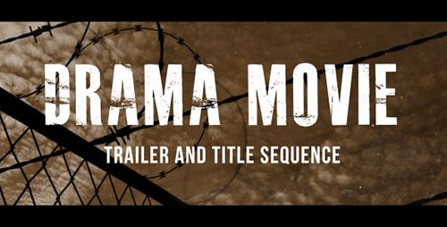 Drama Movie Trailer and Titles - Project for After Effects (Videohive)