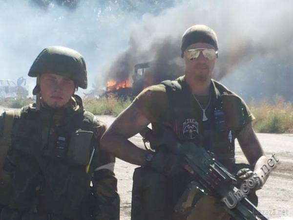Russian special forces killed photographed against the background of 