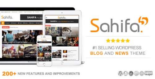 Nulled Sahifa v5.5.3 - Responsive WordPress News, Magazine, Blog Theme product photo