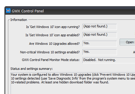 GWX Control Panel 1.7.4.0 + Portable