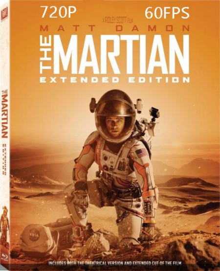 Марсианин / The Martian (2015) (BDRip H.264/720p) 60fps [Расширенная версия]